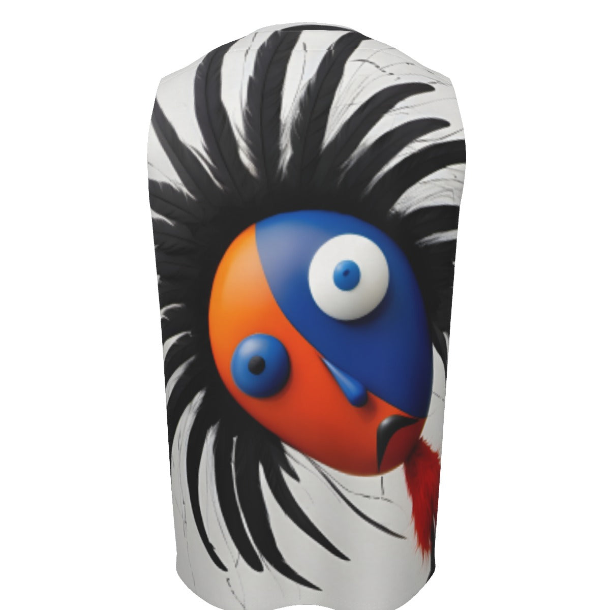 All-Over Print O-neck Tank Top Cotton