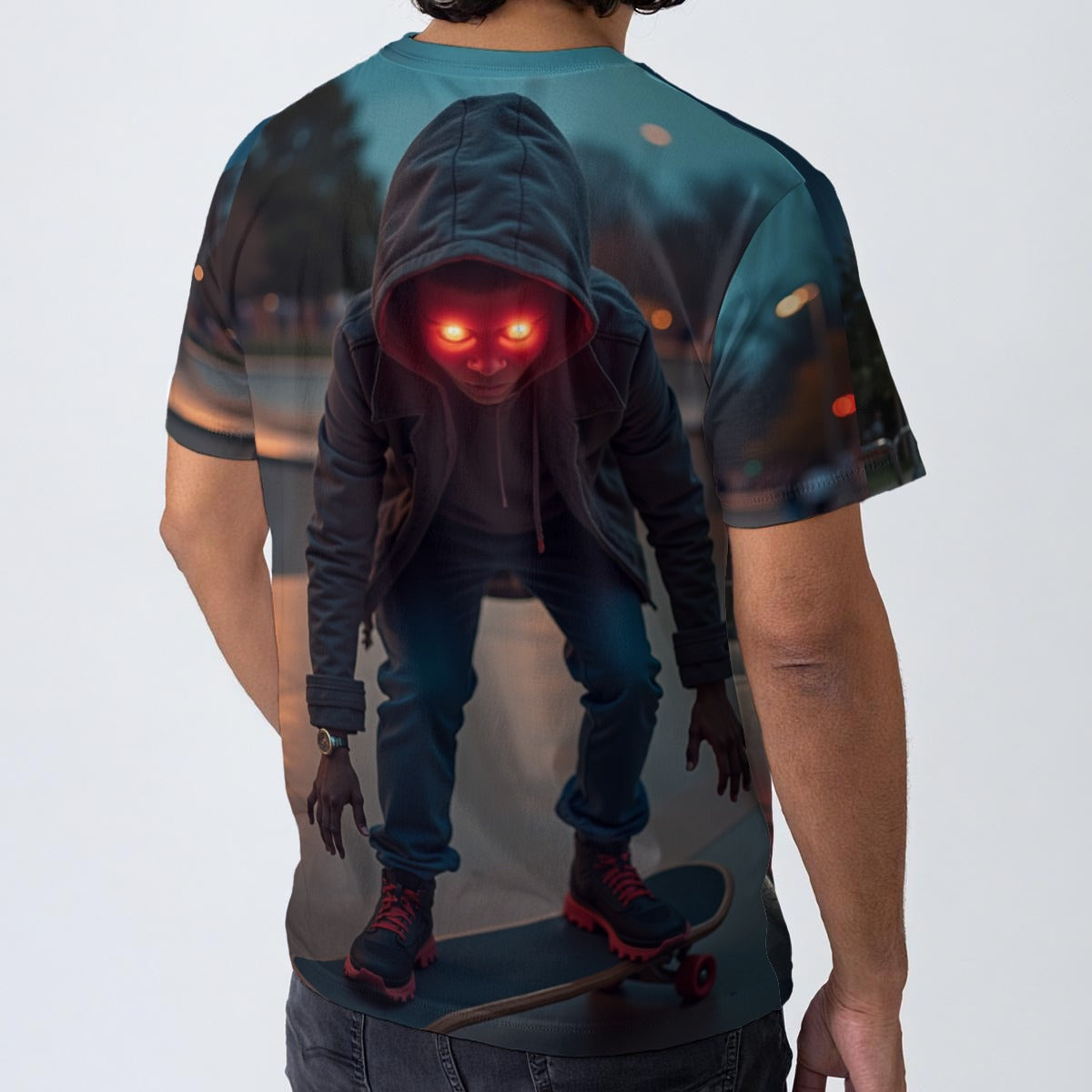 All-Over Print   T-Shirt  Cotton