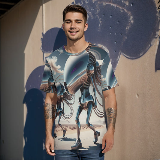 All-Over Print   O-Neck T-Shirt | 190GSM Cotton
