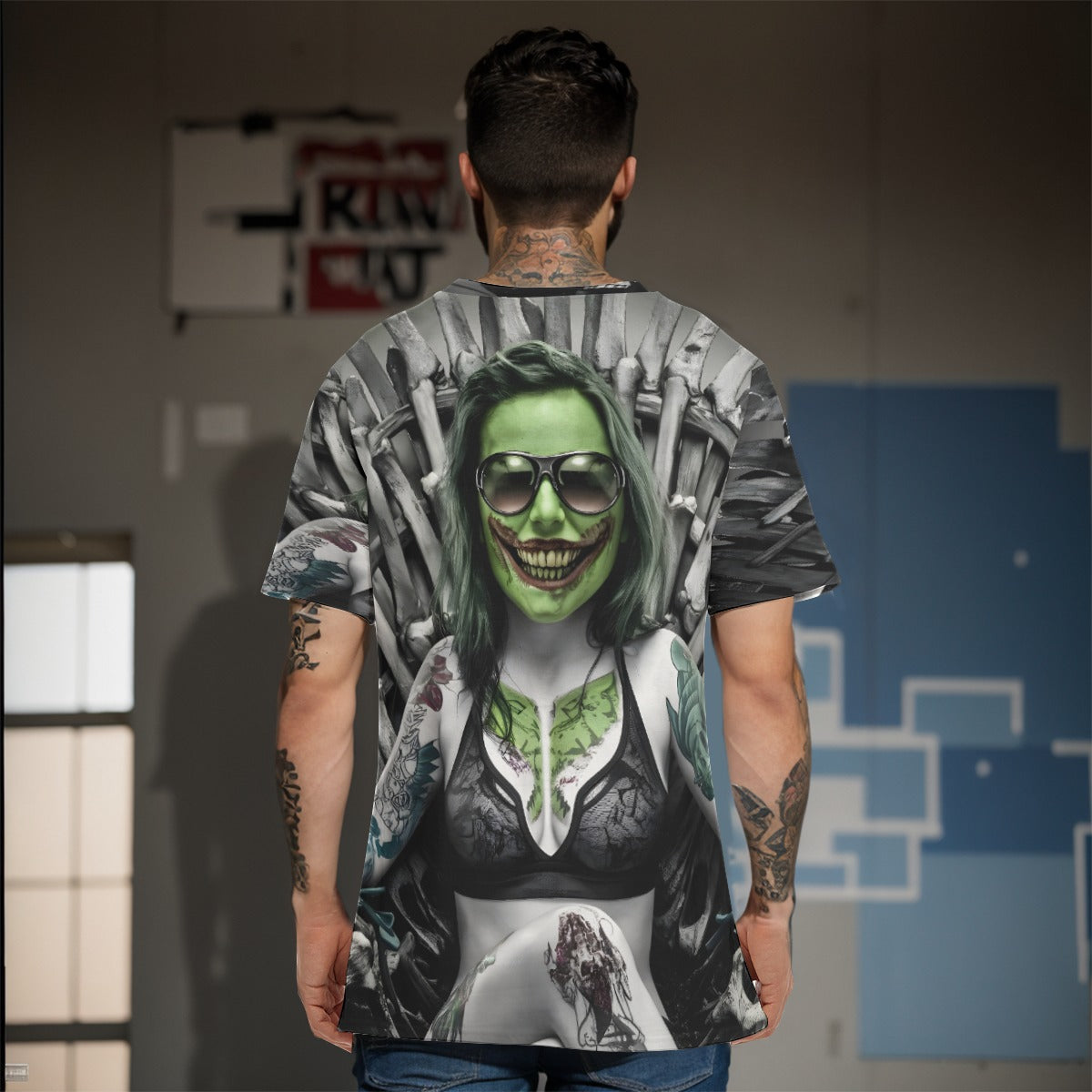 All-Over Print Men's O-Neck T-Shirt | 190GSM Cotton