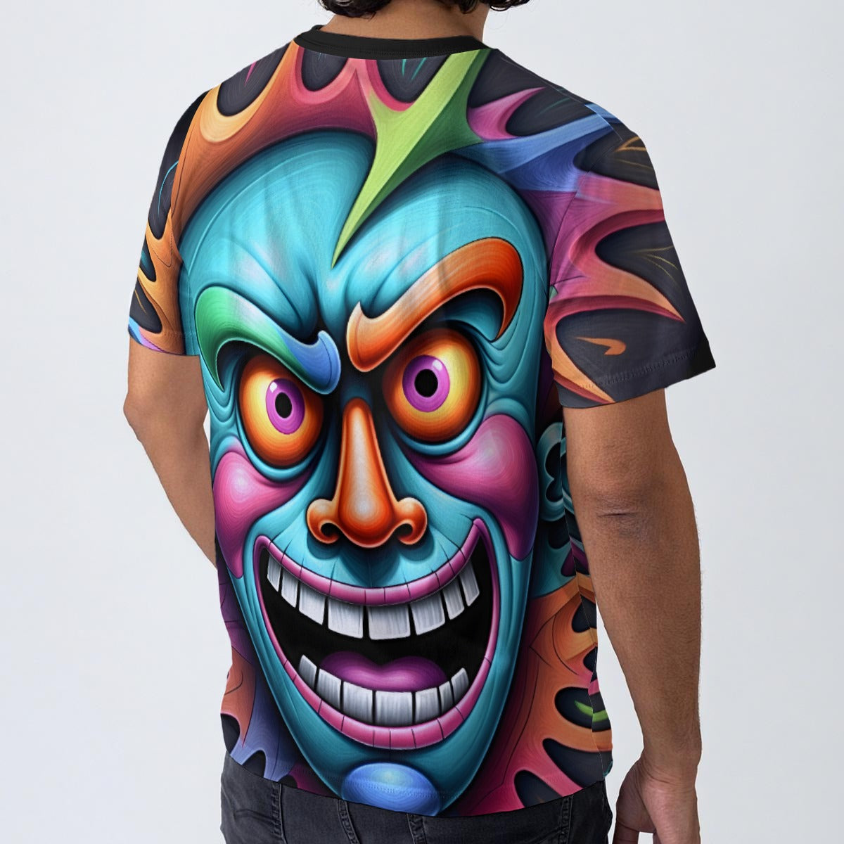 All-Over Print  Cotton  T-Shirt