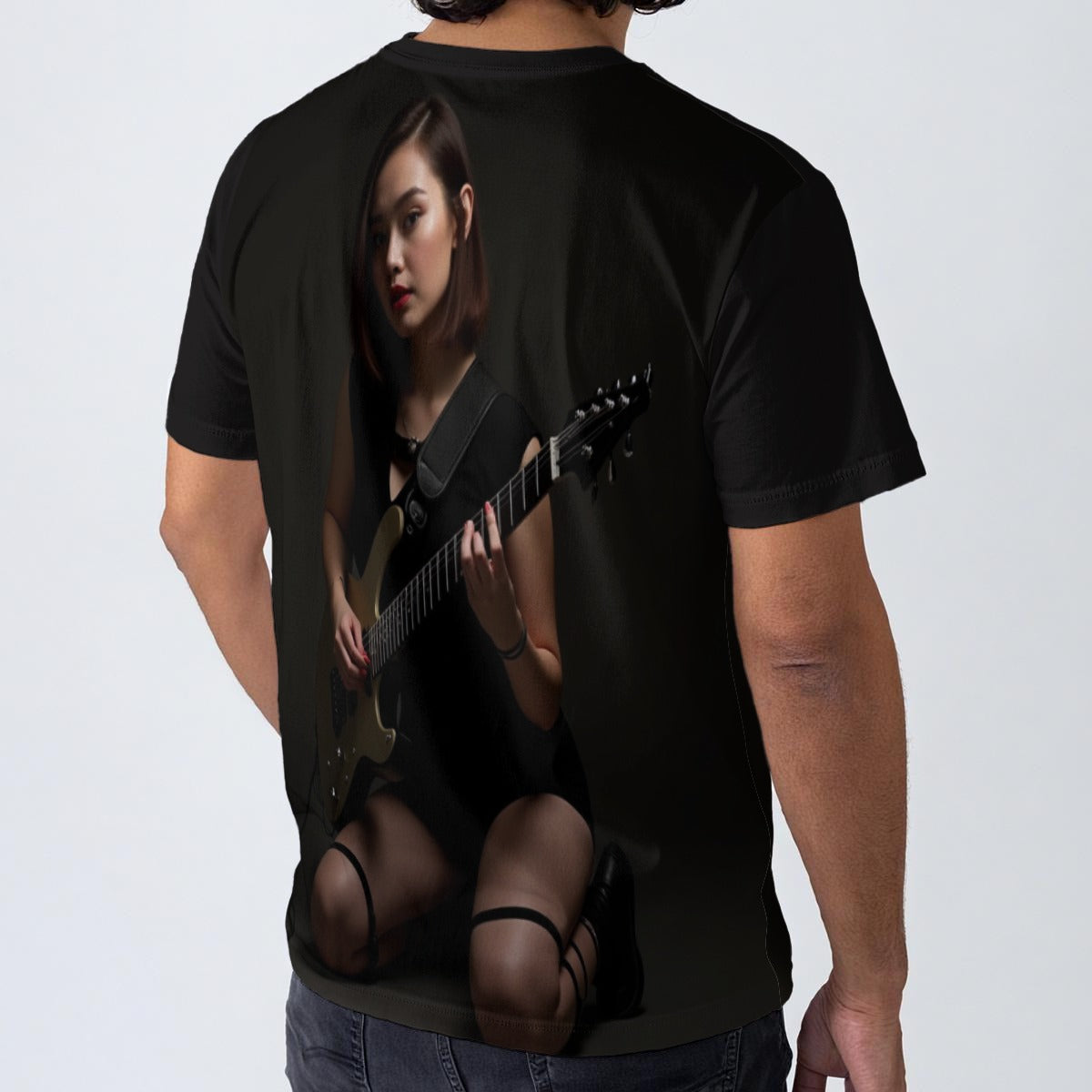 All-Over Print Men's O-Neck T-Shirt | 190GSM Cotton