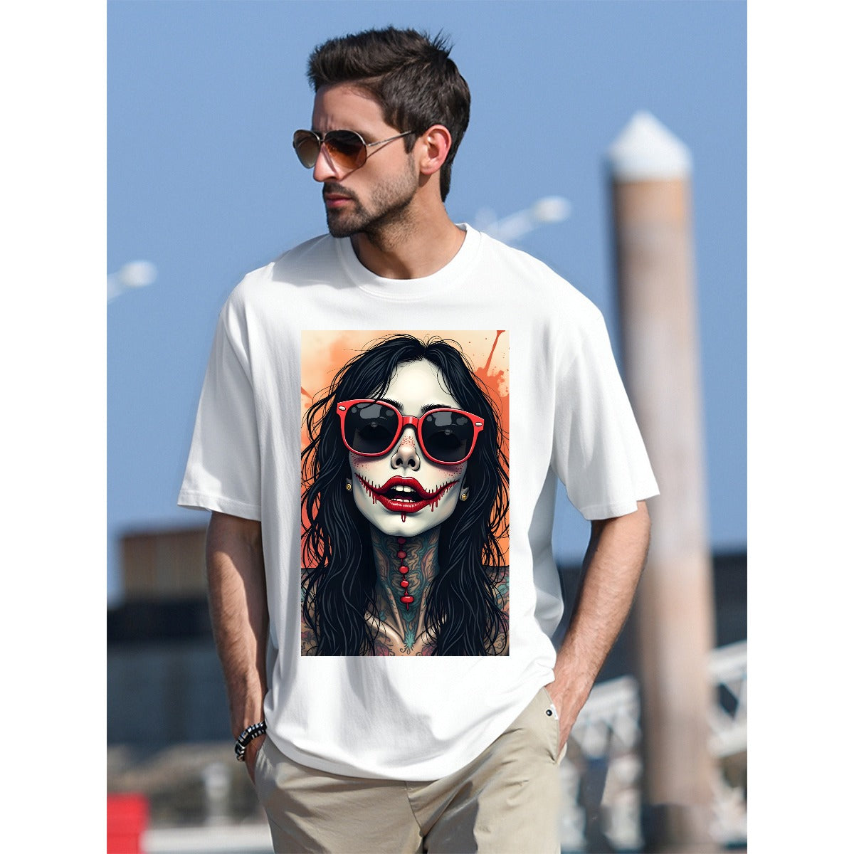 T-Shirt  For The USA|180GSM Front DTF