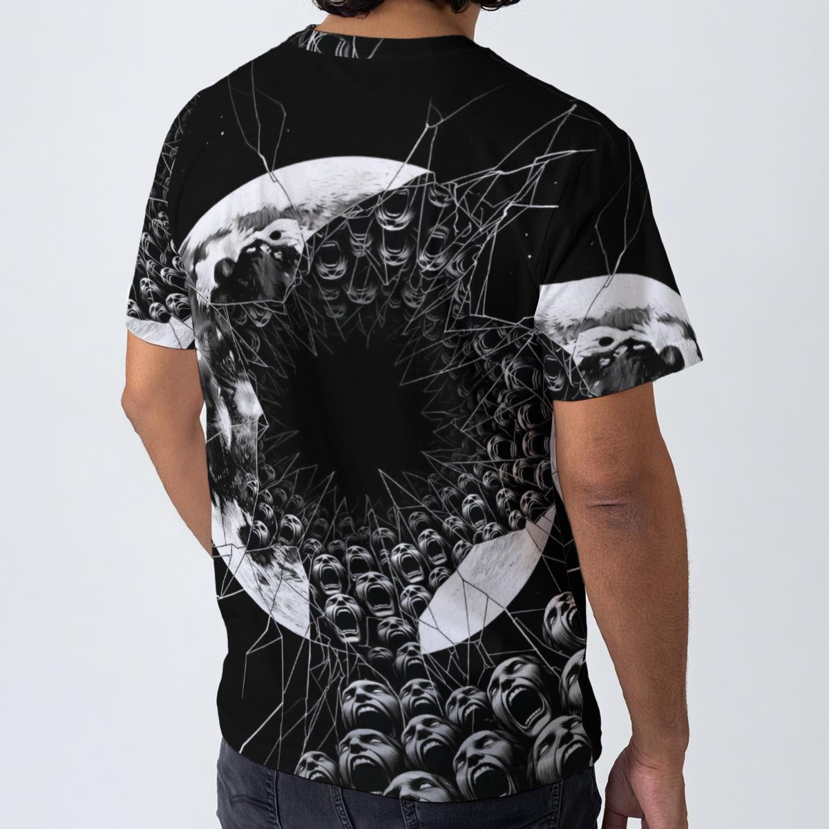All-Over Print Men's O-Neck T-Shirt | 190GSM Cotton