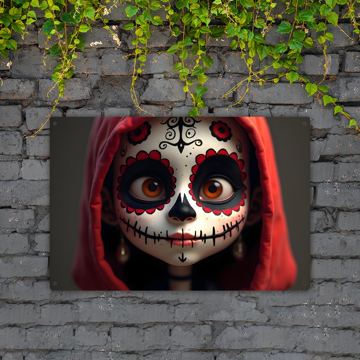 Rectangular Metal Hanging Painting For The USA 3:2