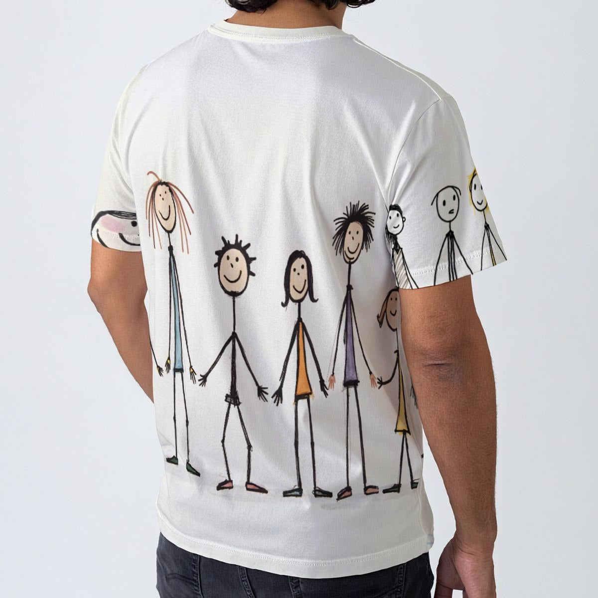 All-Over Print Men's O-Neck T-Shirt | 190GSM Cotton