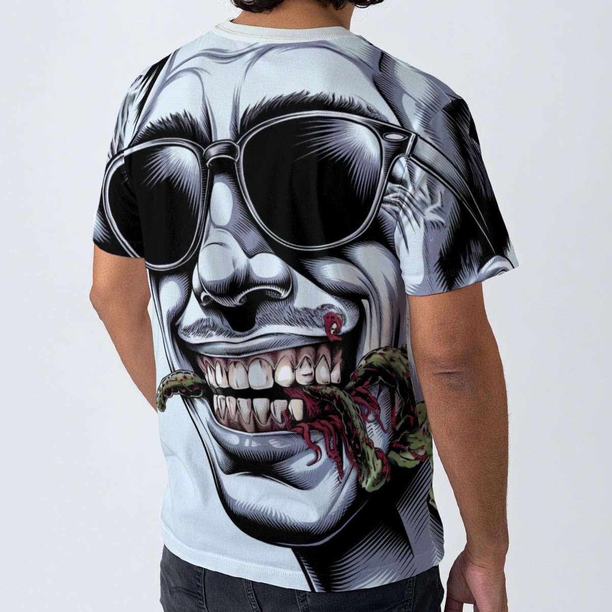 All-Over Print Men's O-Neck T-Shirt | 190GSM Cotton
