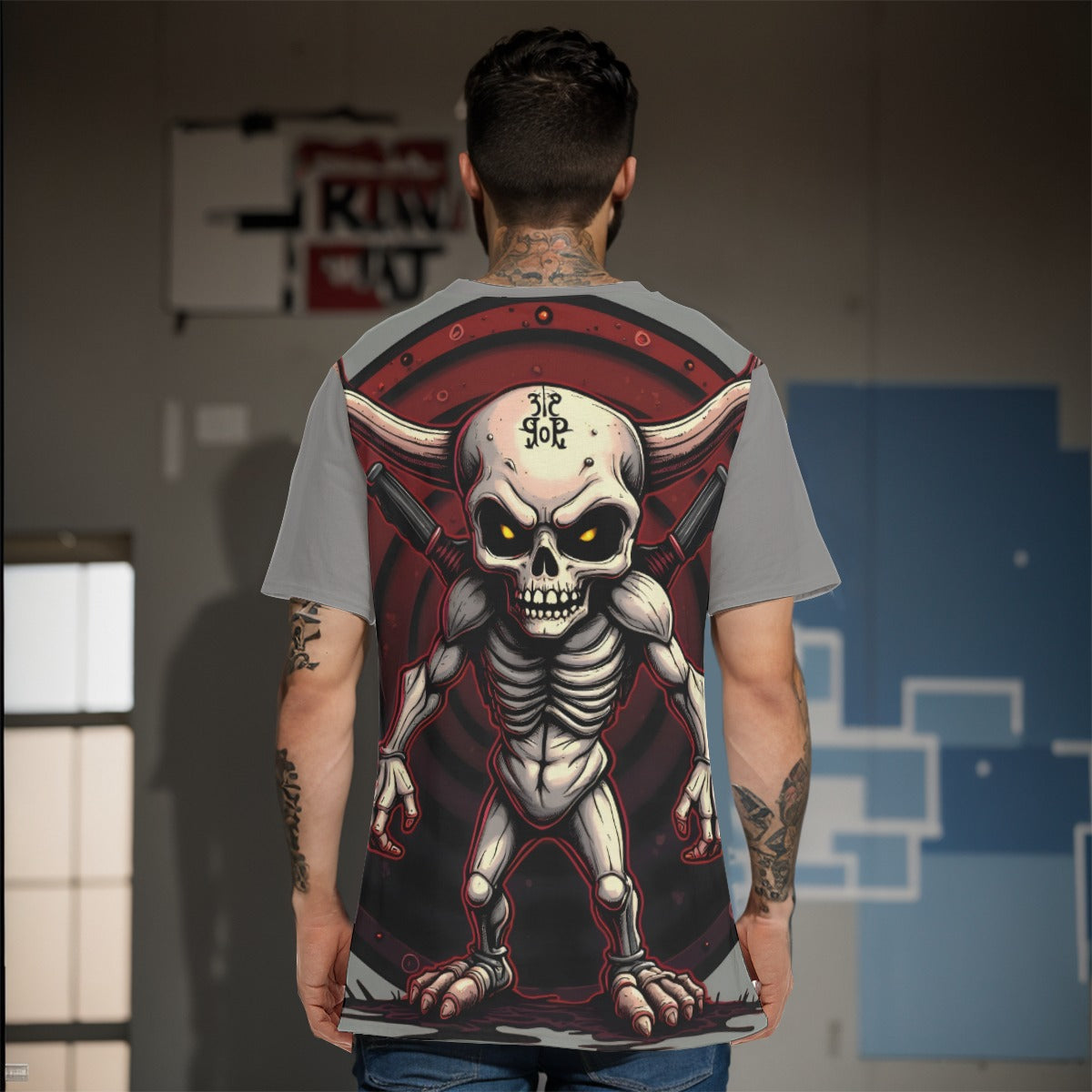 All-Over Print  T-Shirt Cotton