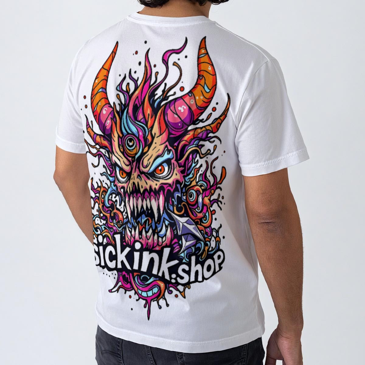 All-Over Print Men's O-Neck T-Shirt | 190GSM Cotton