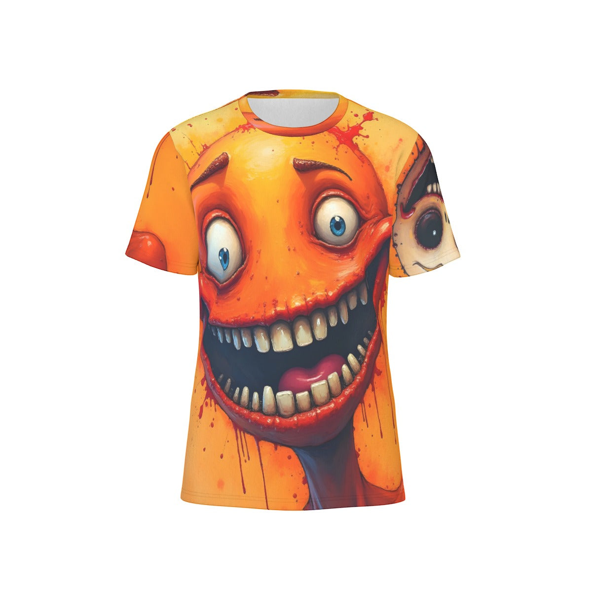 All-Over Print  T-Shirt Cotton, Crazy AI Designed Inked Clothing, Tattoo styled art and surrealism inspired designs
