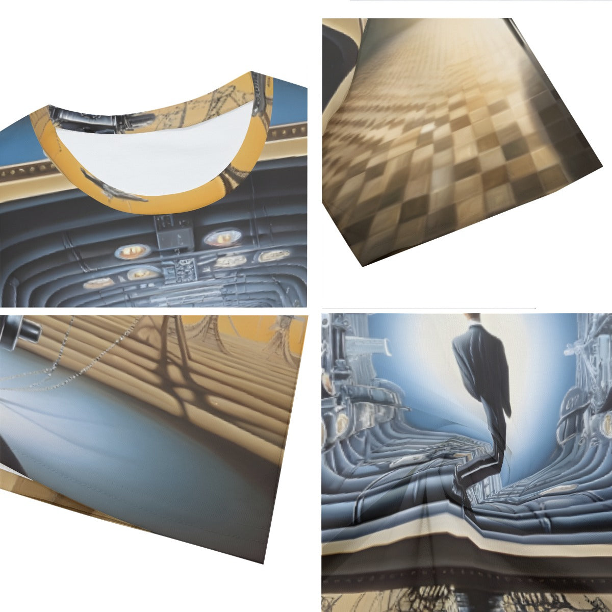 All-Over Print Men's O-Neck T-Shirt | 190GSM Cotton