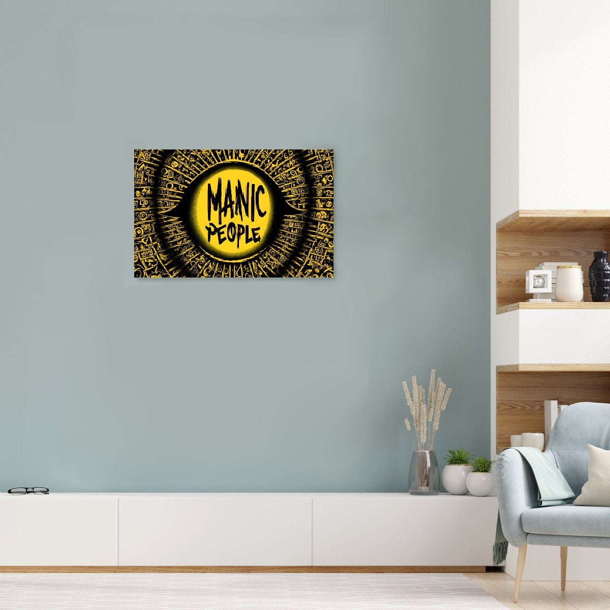 Digital Art, One of a Kind AI Image, Framed Single-Piece Mural    USA