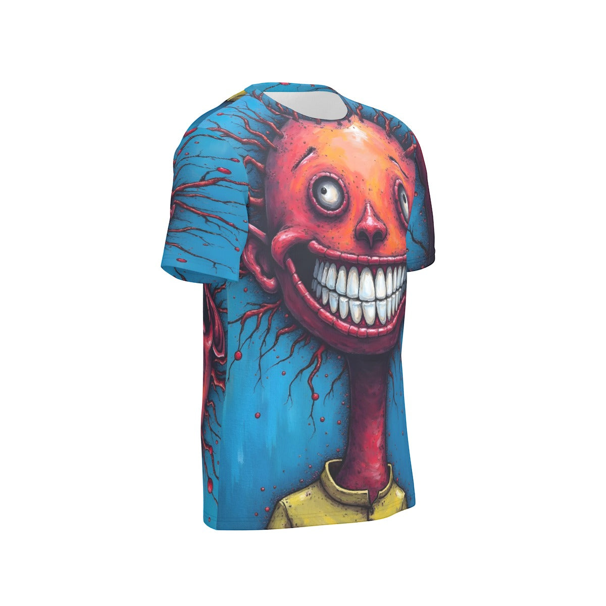 All-Over Print O-Neck T-Shirt | 190GSM Cotton