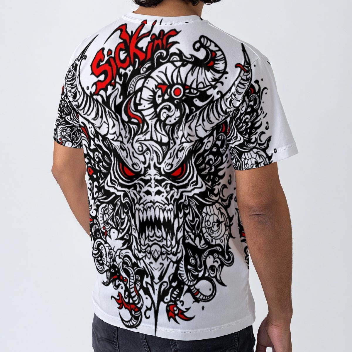 All-Over Print Men's O-Neck T-Shirt | 190GSM Cotton