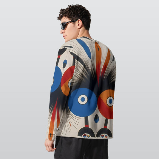 All-Over Print Long Sleeve T-Shirt | 190GSM Cotton