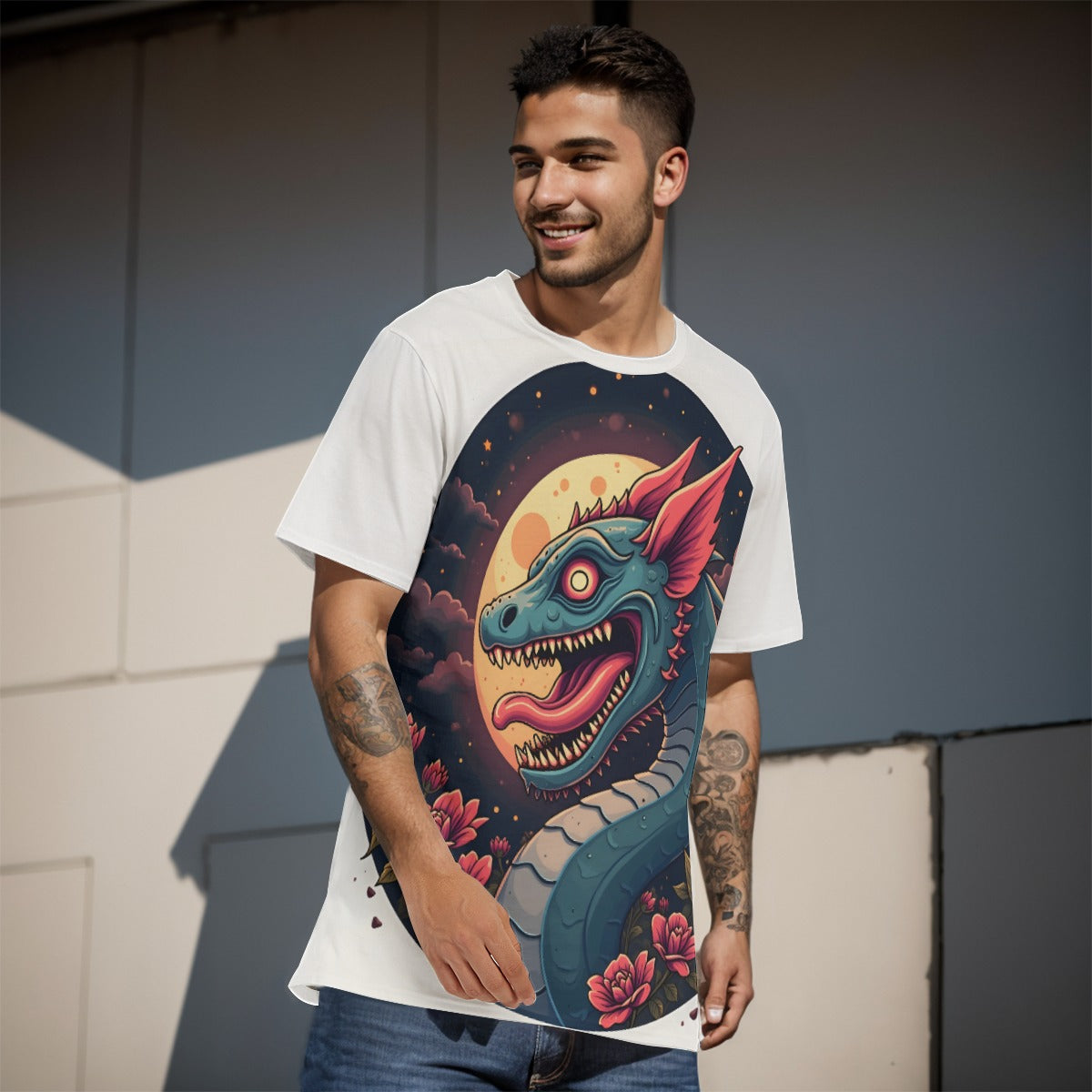 All-Over Print  T-Shirt | 190GSM Cotton