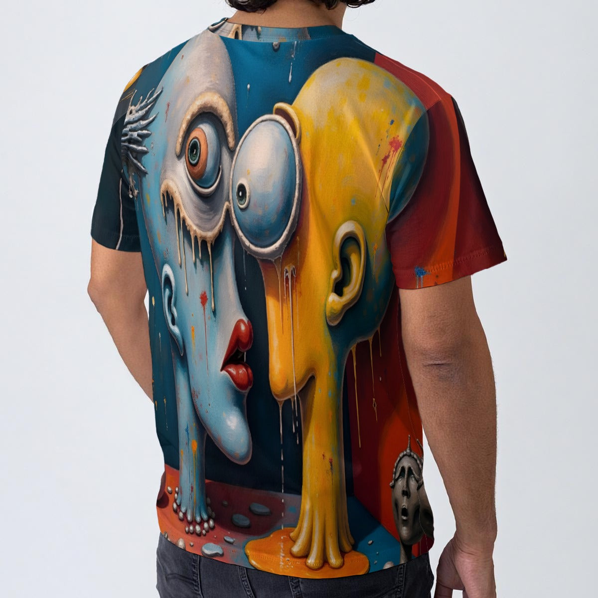 All-Over Print Men's O-Neck T-Shirt | 190GSM Cotton