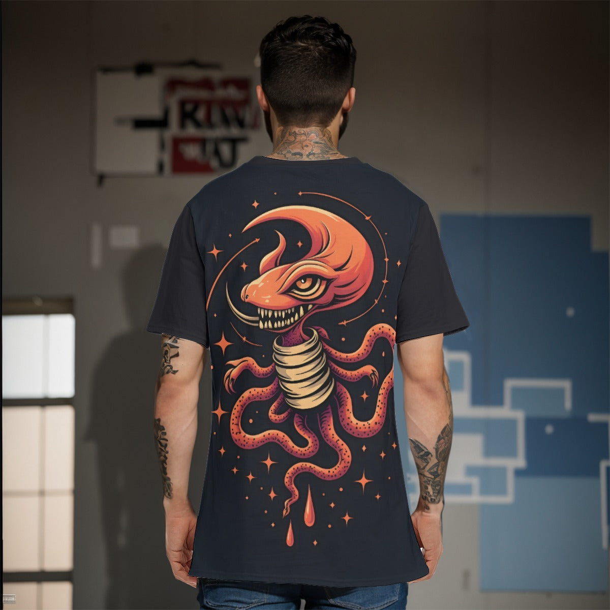 All-Over Print  T-Shirt Cotton