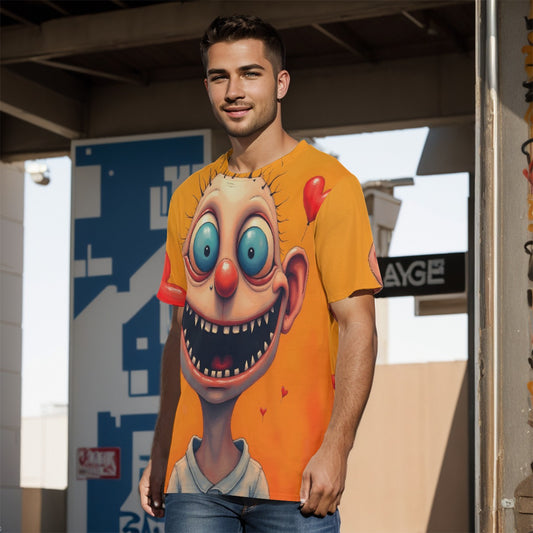 All-Over Print Men's O-Neck T-Shirt | 190GSM Cotton
