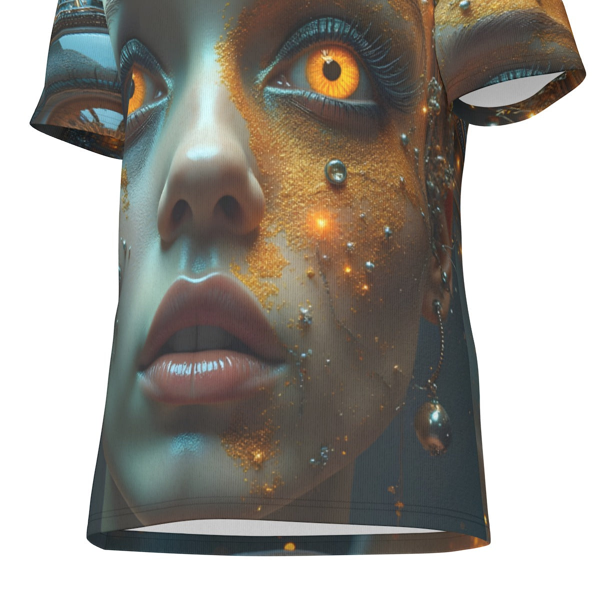 Crazy AI Designed Inked Clothing, Tattoo Art Apparel, Unique Print Shirt, Fashionable Wear, Digital Art Tee, Trendy Outfit, Gift For Him,   All-Over Print