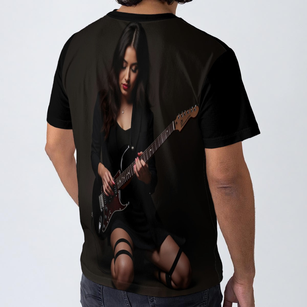 All-Over Print Men's O-Neck T-Shirt | 190GSM Cotton