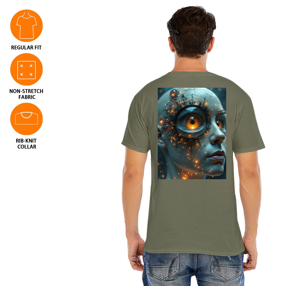 Unisex O-neck Short Sleeve T-shirt | 180GSM Cotton (DTF)