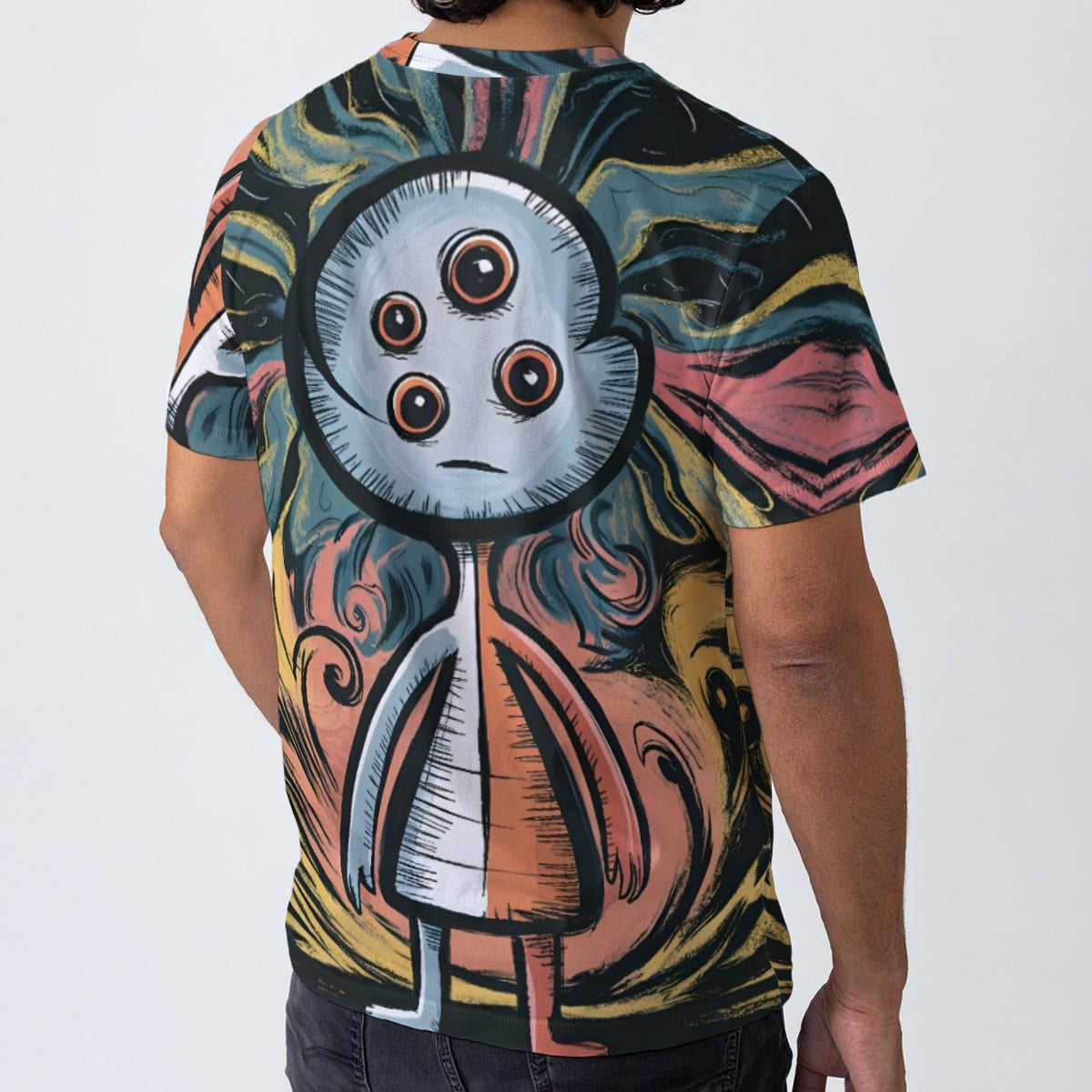 All-Over Print   Cotton T-Shirt