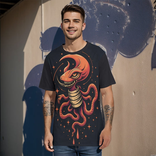 All-Over Print  T-Shirt Cotton