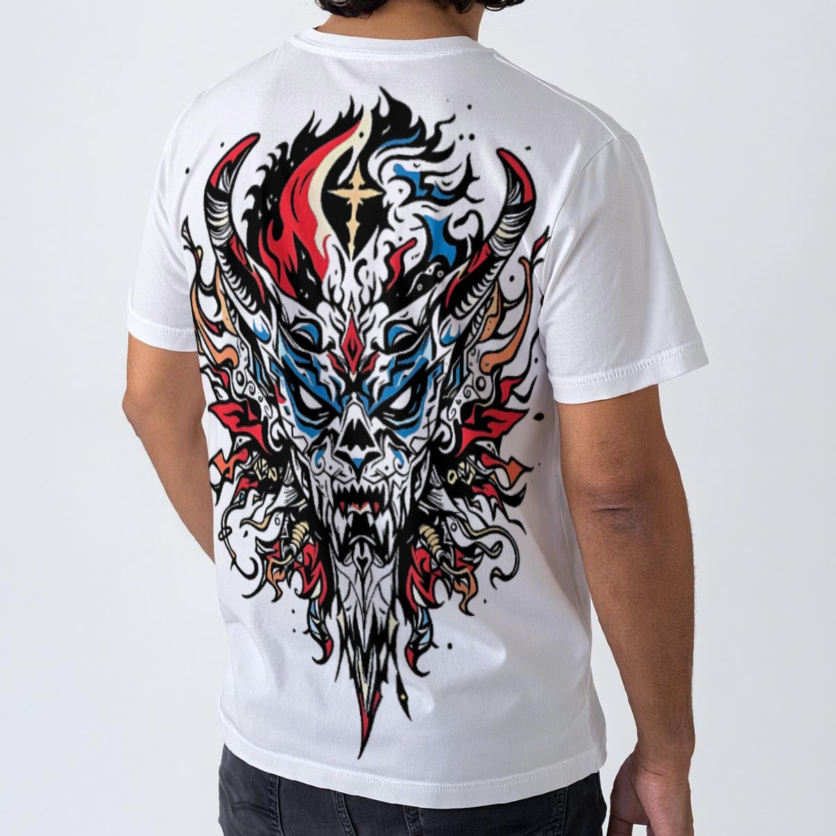 All-Over Print Men's O-Neck T-Shirt | 190GSM Cotton