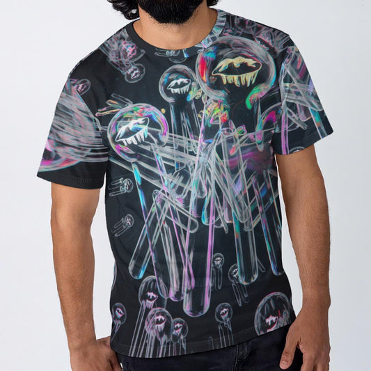All-Over Print Men's O-Neck T-Shirt | 190GSM Cotton