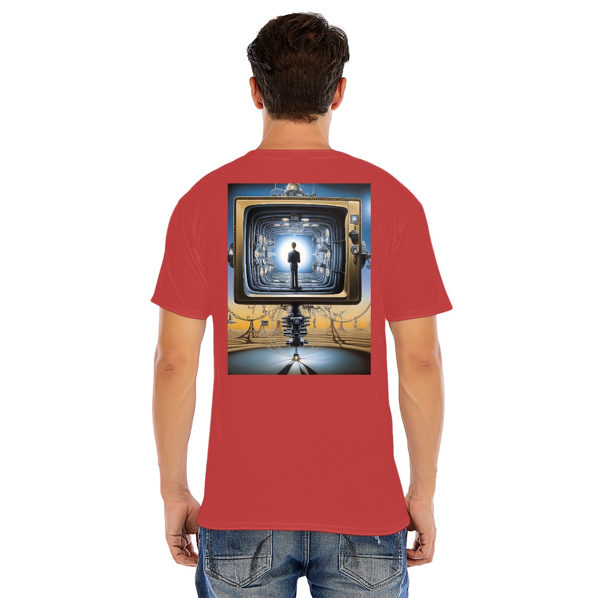 Unisex O-neck Short Sleeve T-shirt CottonStAI Inked Clothing, Tattoo Style Apparel, Edgy Designs, T-Shirt with Digital Print, Graphic Tee, Gift For All, Fashion Statement