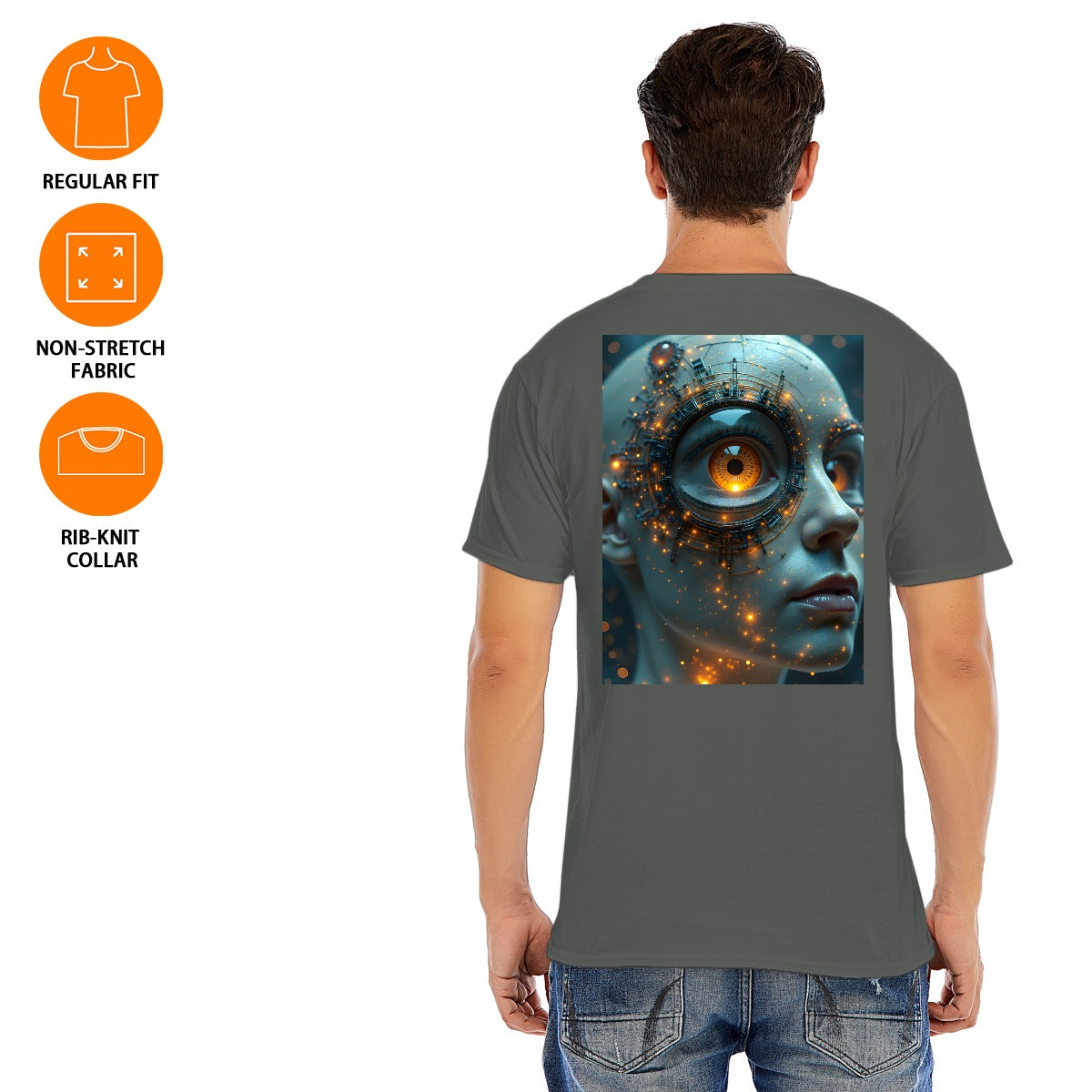 Unisex O-neck Short Sleeve T-shirt | 180GSM Cotton (DTF)