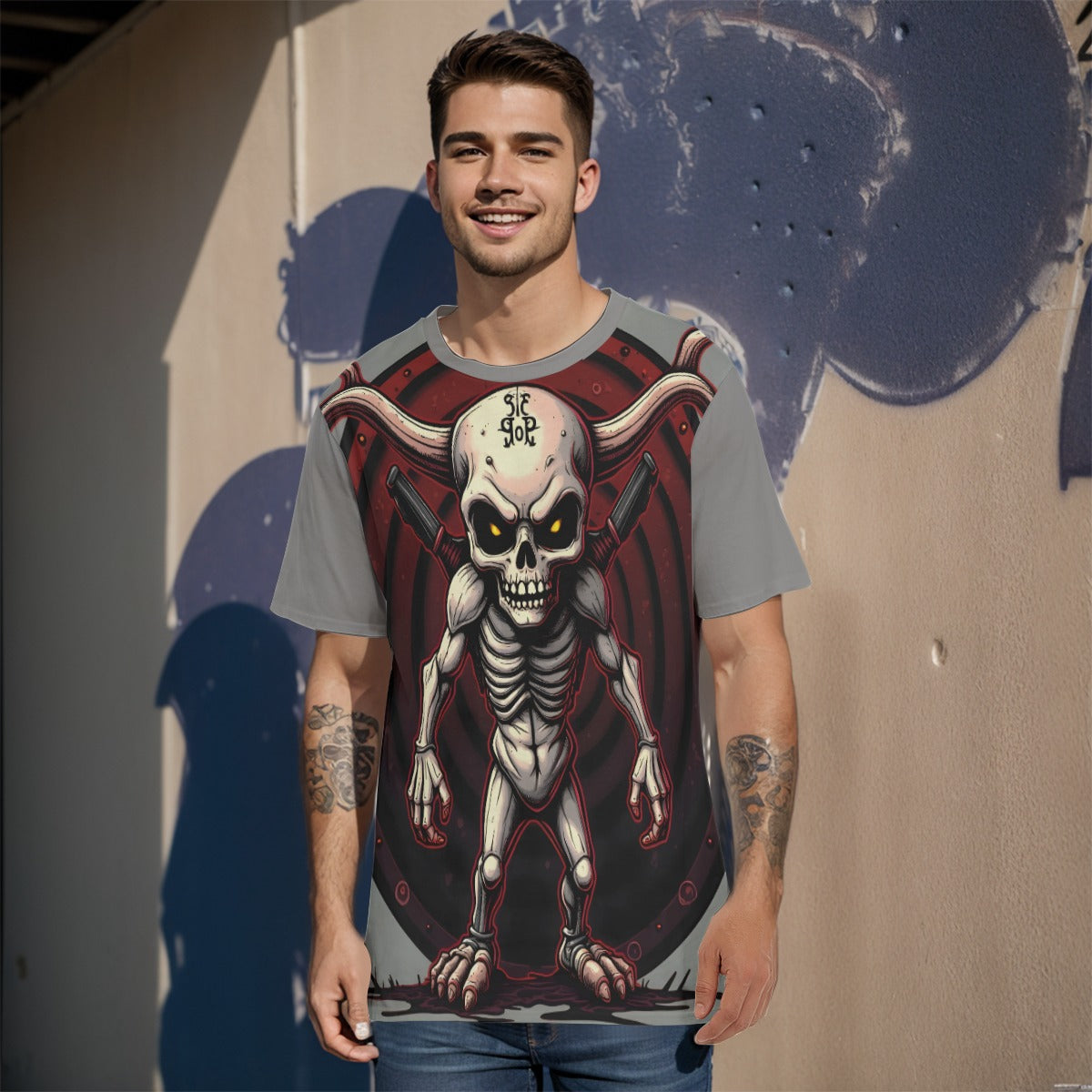 All-Over Print  T-Shirt Cotton