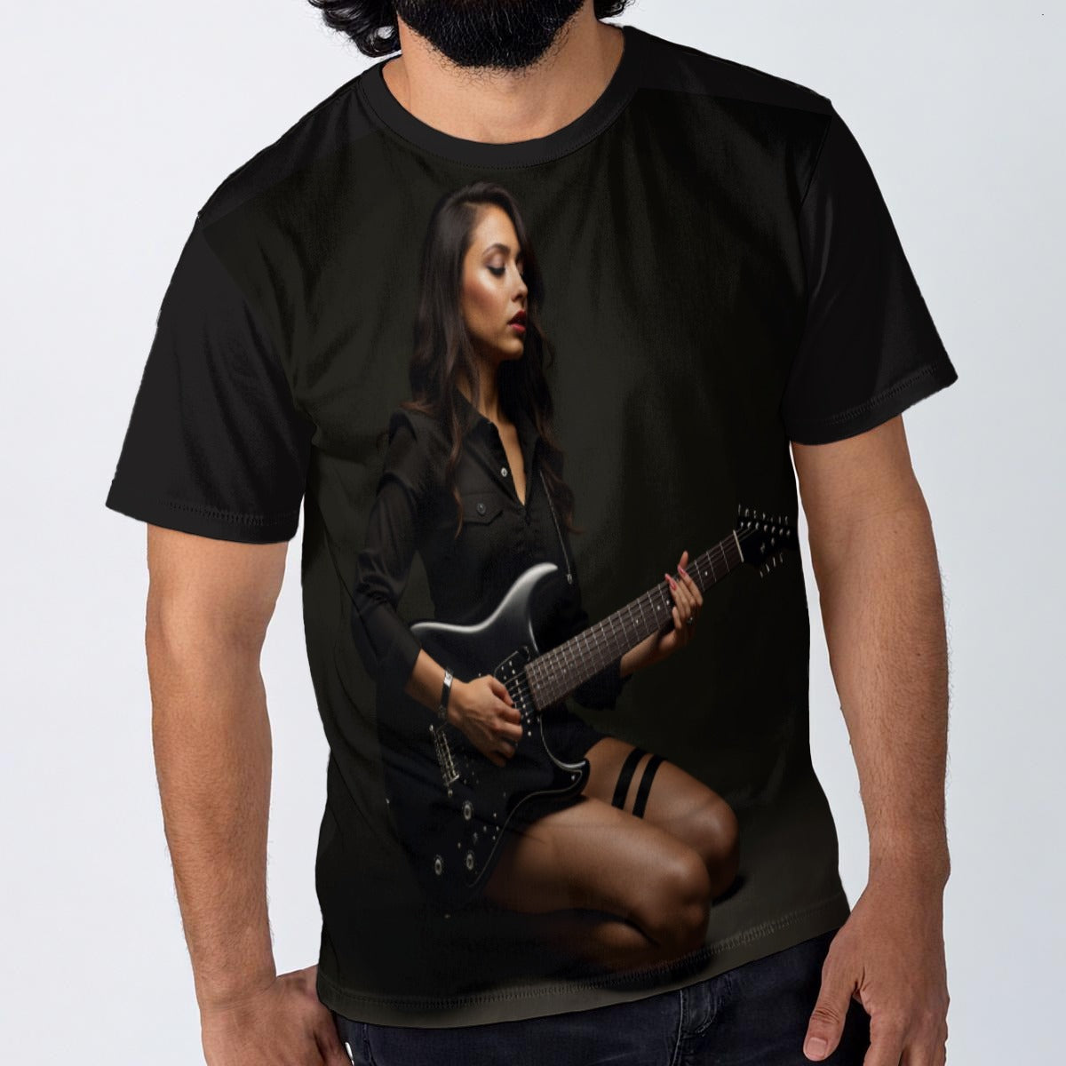 All-Over Print Men's O-Neck T-Shirt | 190GSM Cotton