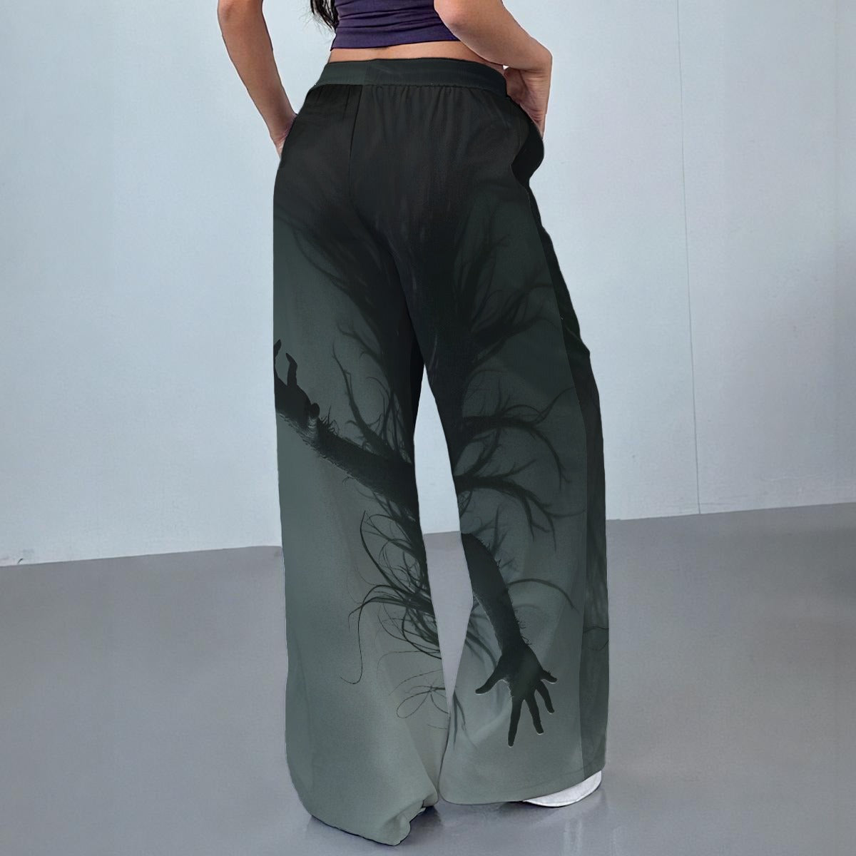 All-Over Print Women's Casual Pants|230GSM