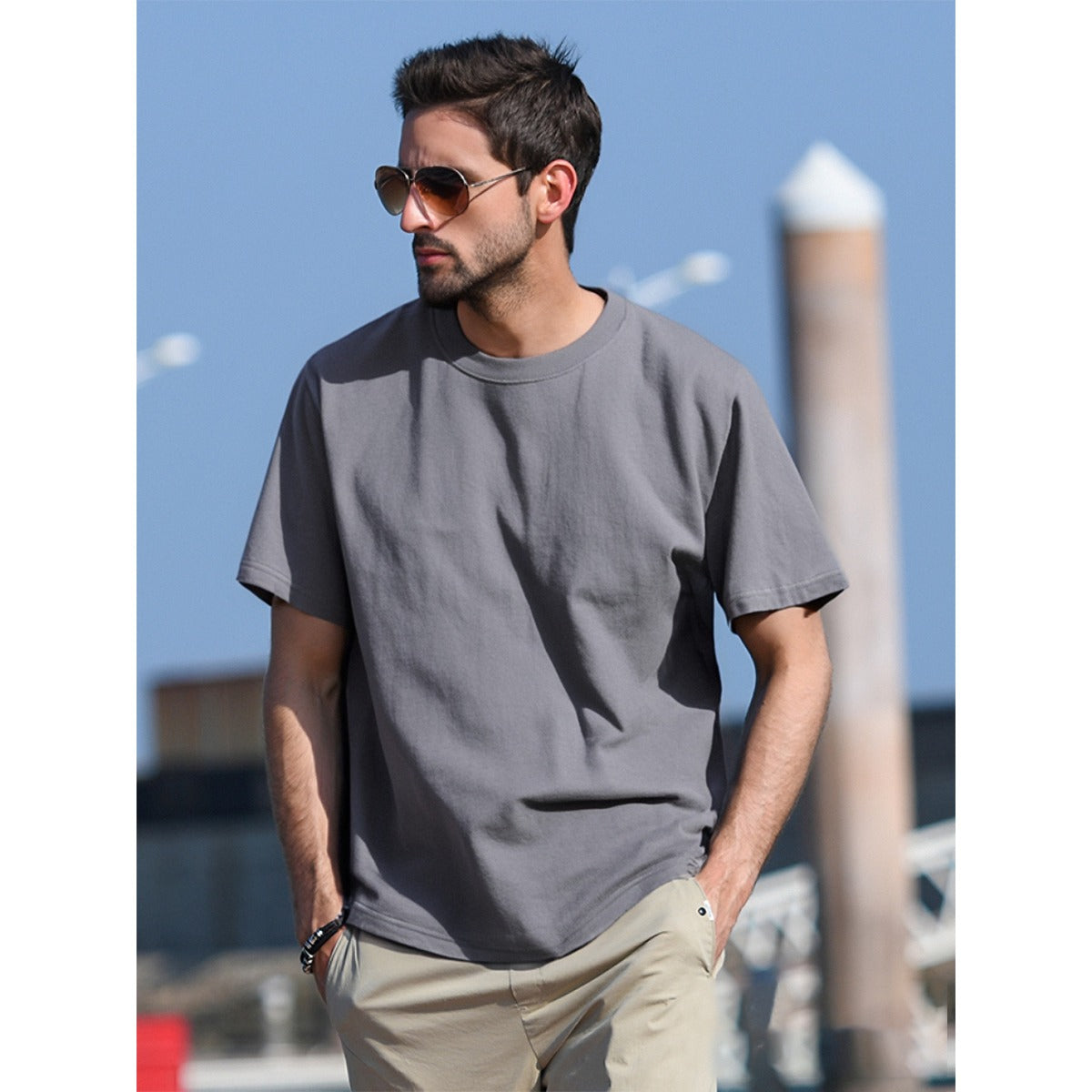 Men's T-Shirt  For The USA|180GSM Back DTF