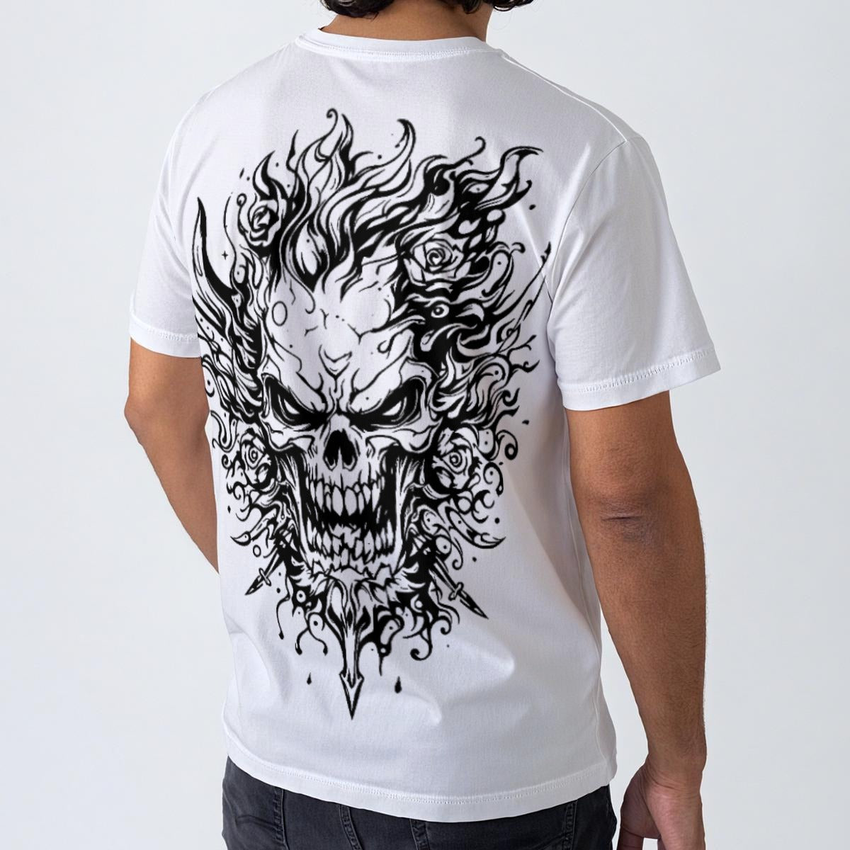 All-Over Print Men's O-Neck T-Shirt | 190GSM Cotton