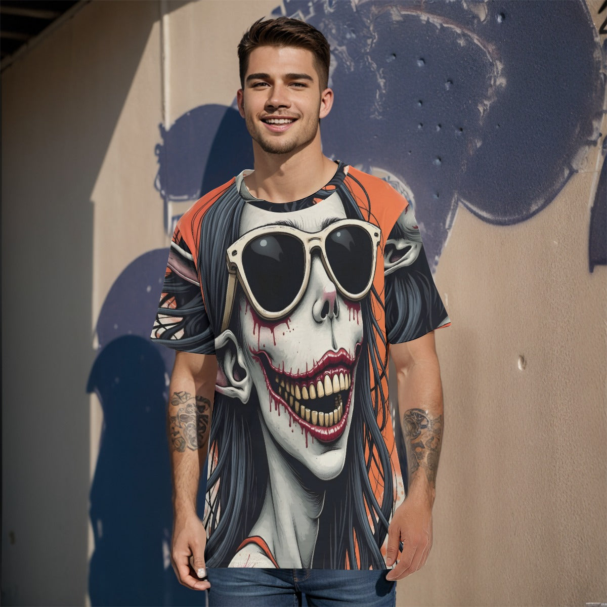 All-Over Print    O-Neck T-Shirt | 190GSM Cotton