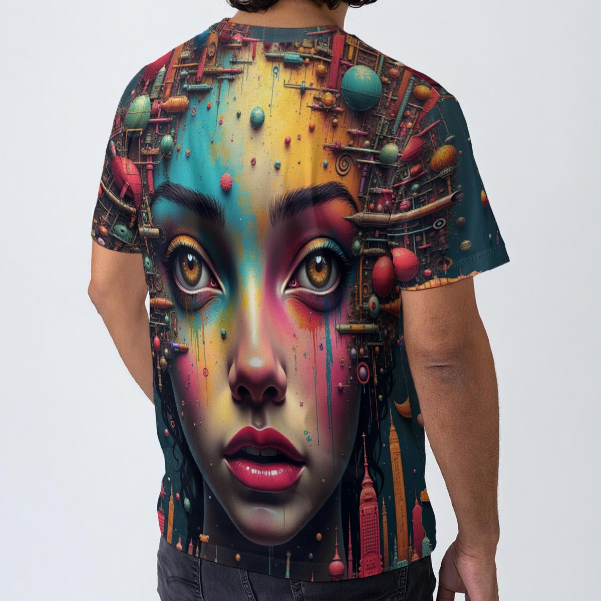 All-Over Print   O-Neck T-Shirt | 190GSM Cotton
