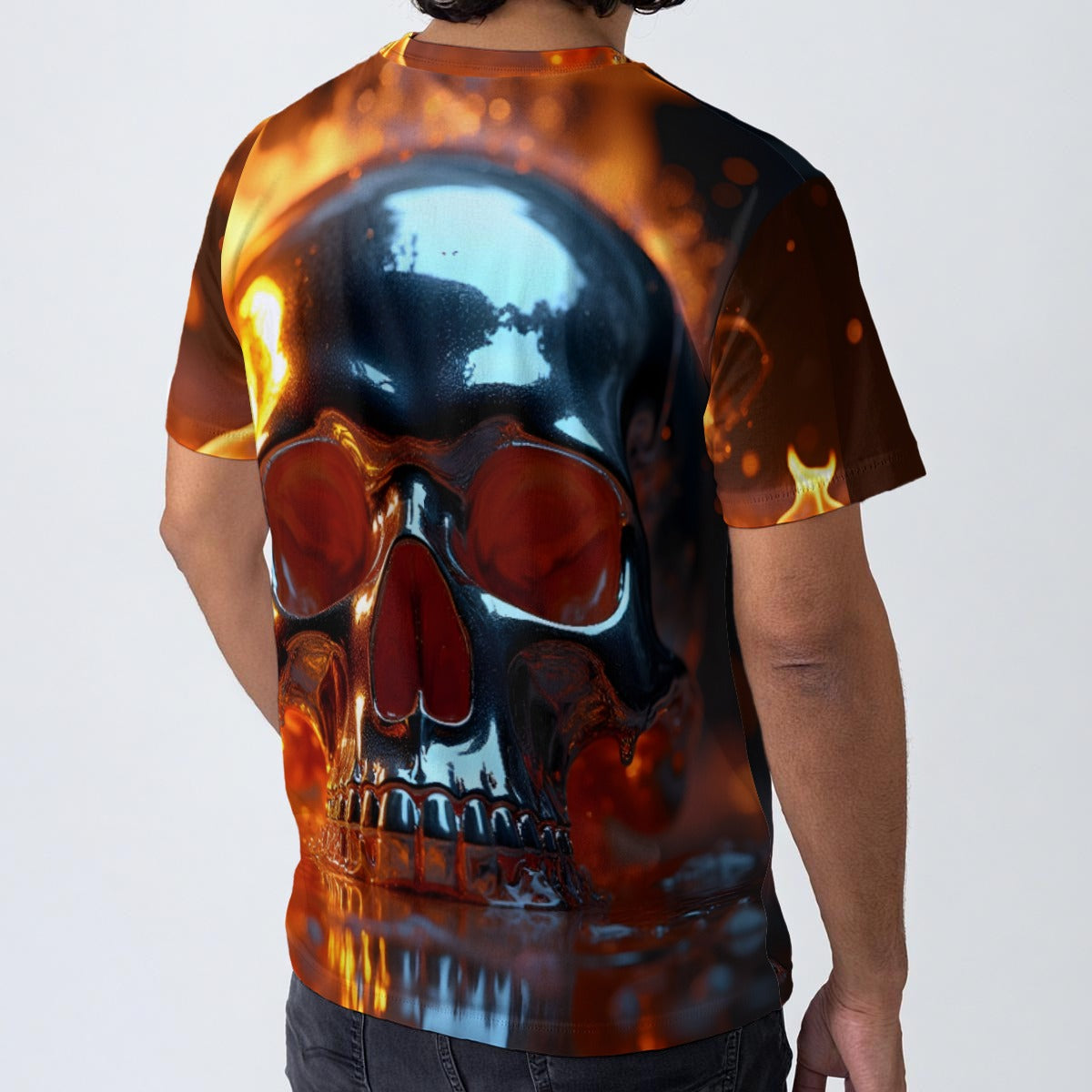 All-Over Print  O-Neck T-Shirt | 190GSM Cotton