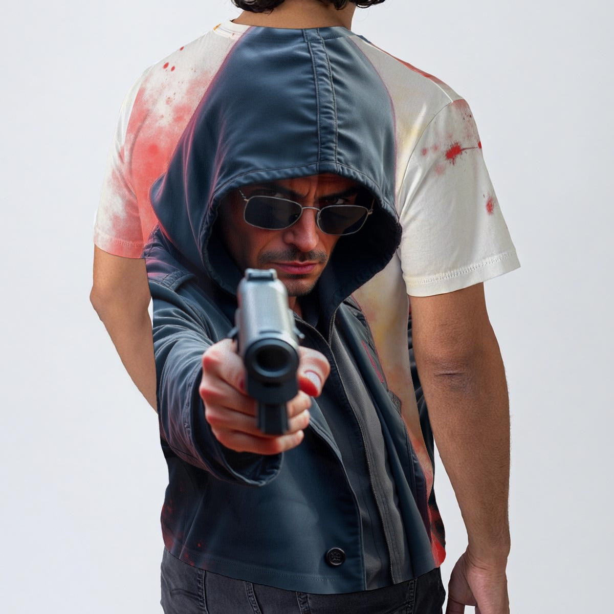 All-Over Print Men's O-Neck T-Shirt | 190GSM Cotton