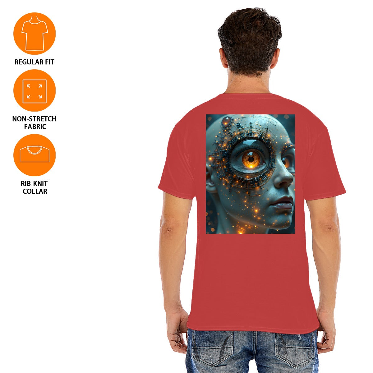 Unisex O-neck Short Sleeve T-shirt | 180GSM Cotton (DTF)