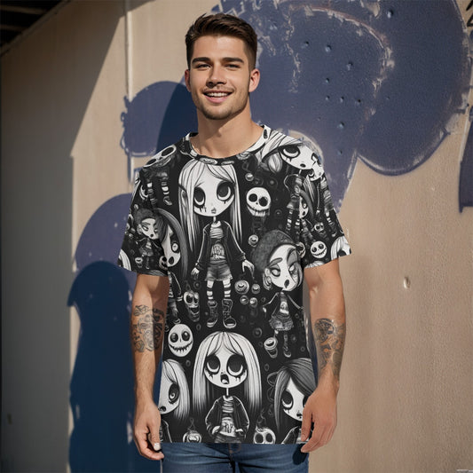 All-Over Print  O-Neck T-Shirt | 190GSM Cotton