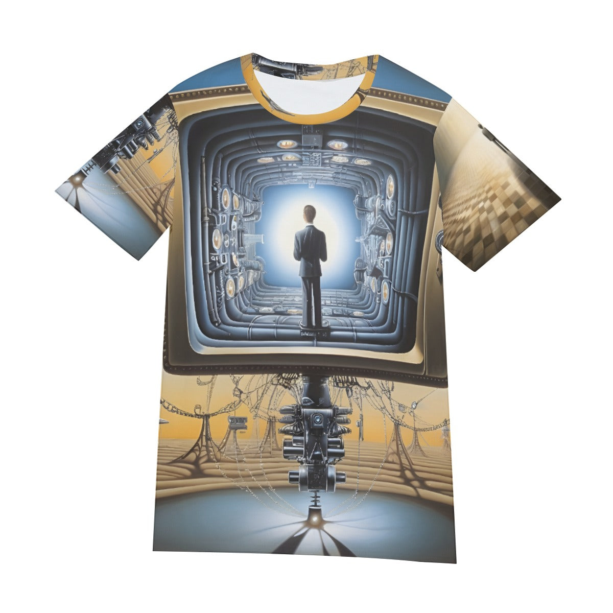 All-Over Print Men's O-Neck T-Shirt | 190GSM Cotton