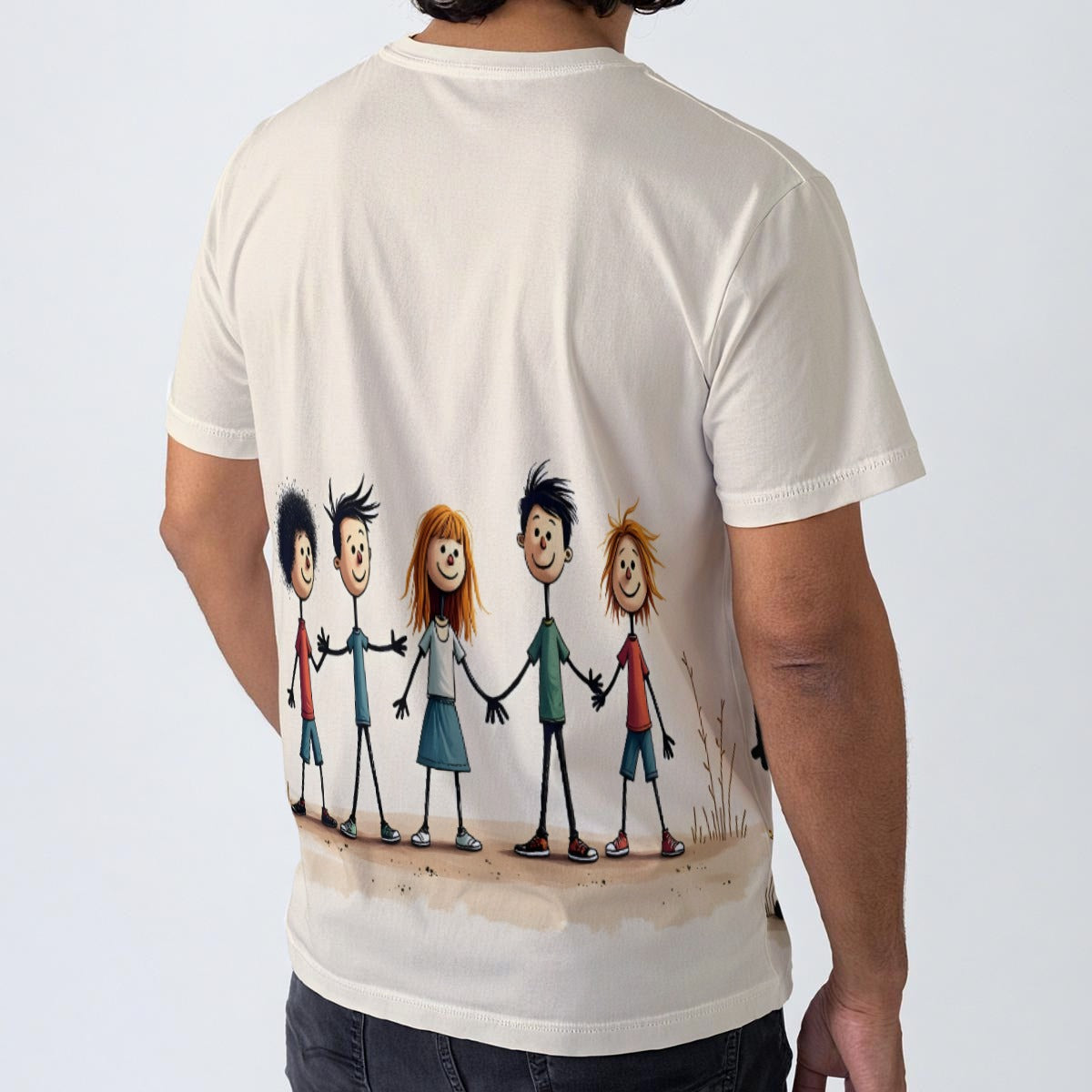 All-Over Print Men's O-Neck T-Shirt | 190GSM Cotton