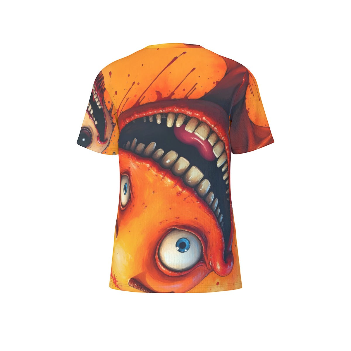 All-Over Print  T-Shirt Cotton, Crazy AI Designed Inked Clothing, Tattoo styled art and surrealism inspired designs