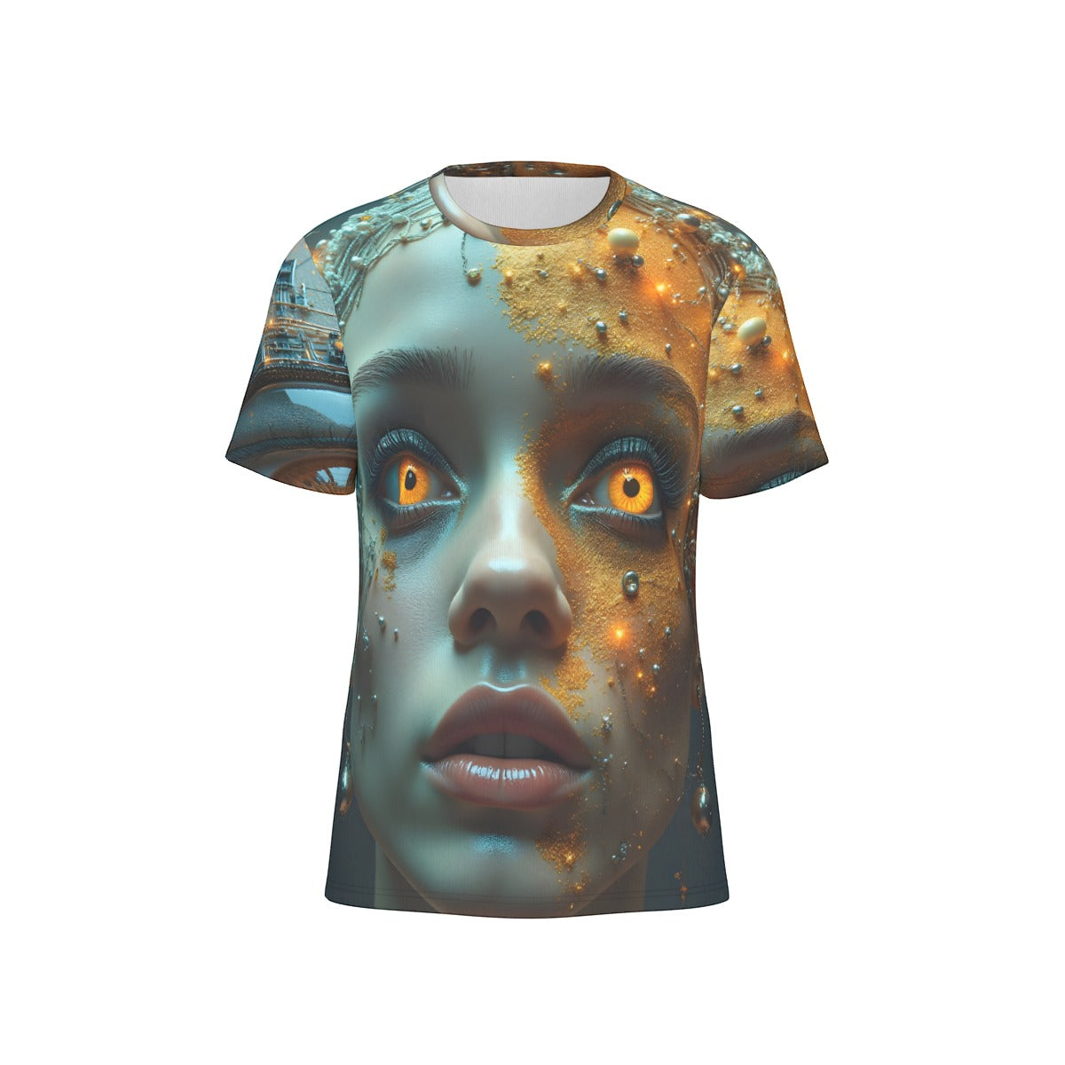 Crazy AI Designed Inked Clothing, Tattoo Art Apparel, Unique Print Shirt, Fashionable Wear, Digital Art Tee, Trendy Outfit, Gift For Him,   All-Over Print