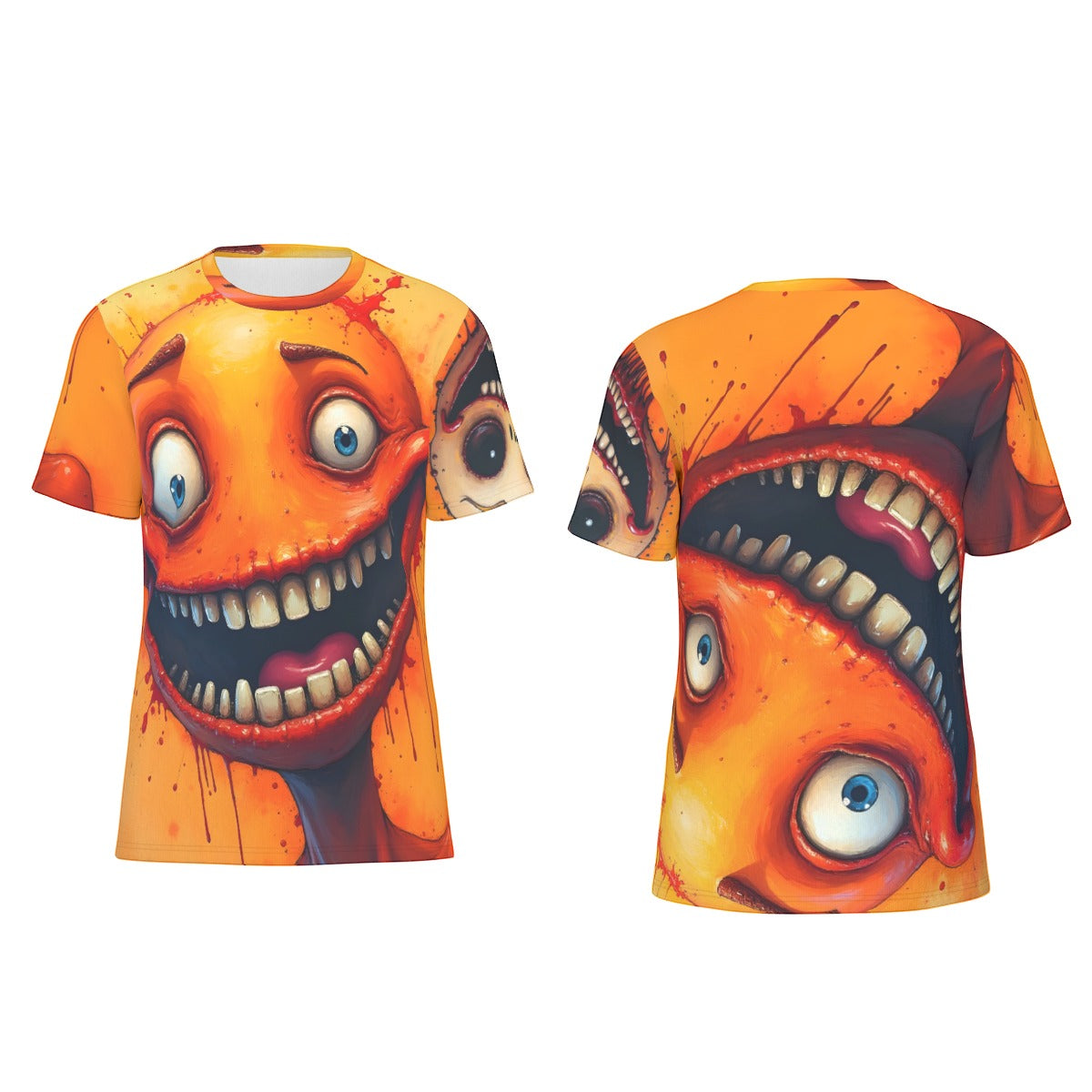All-Over Print  T-Shirt Cotton, Crazy AI Designed Inked Clothing, Tattoo styled art and surrealism inspired designs