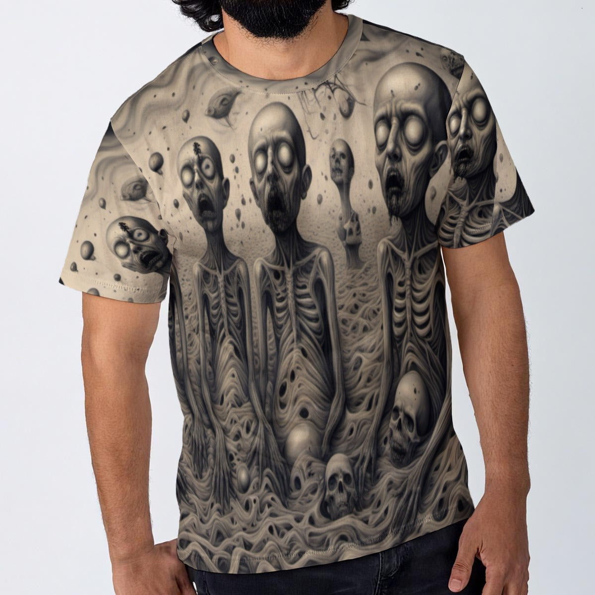 All-Over Print   Cotton T-Shirt