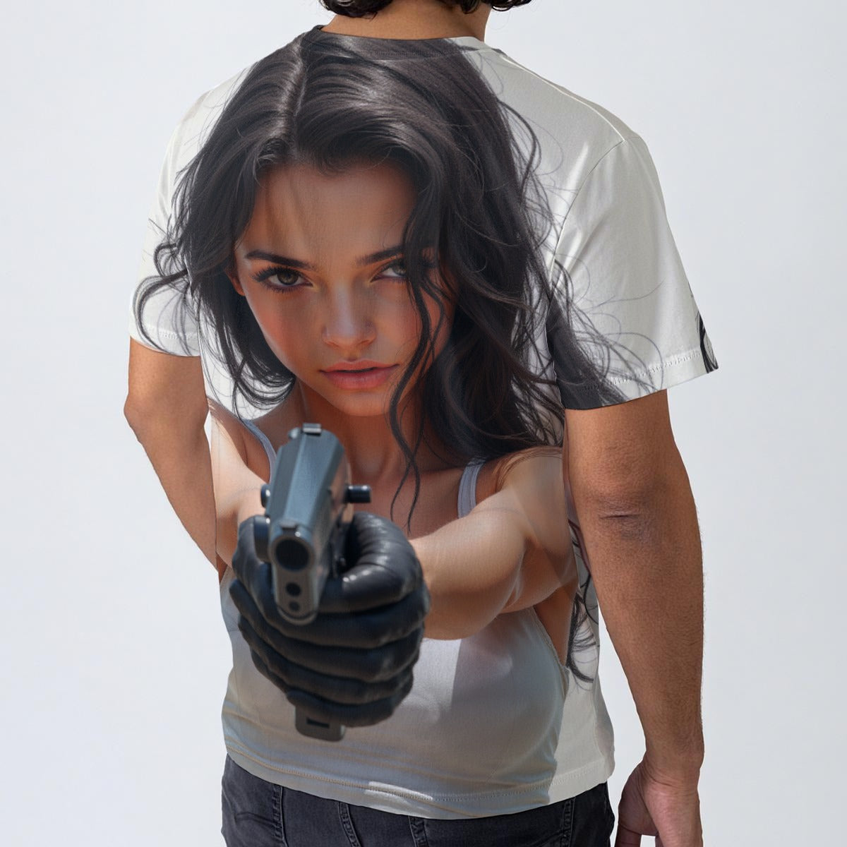 All-Over Print  T-Shirt Cotton